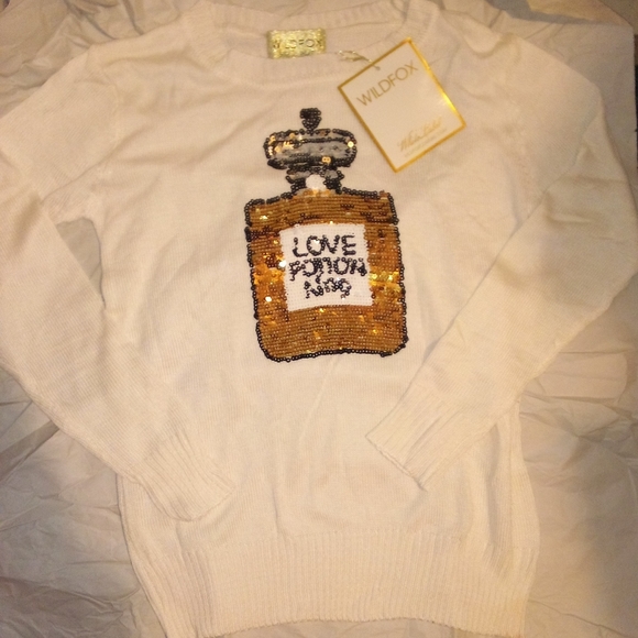 NWT- Wildfox White Label Sweater - Picture 1 of 6